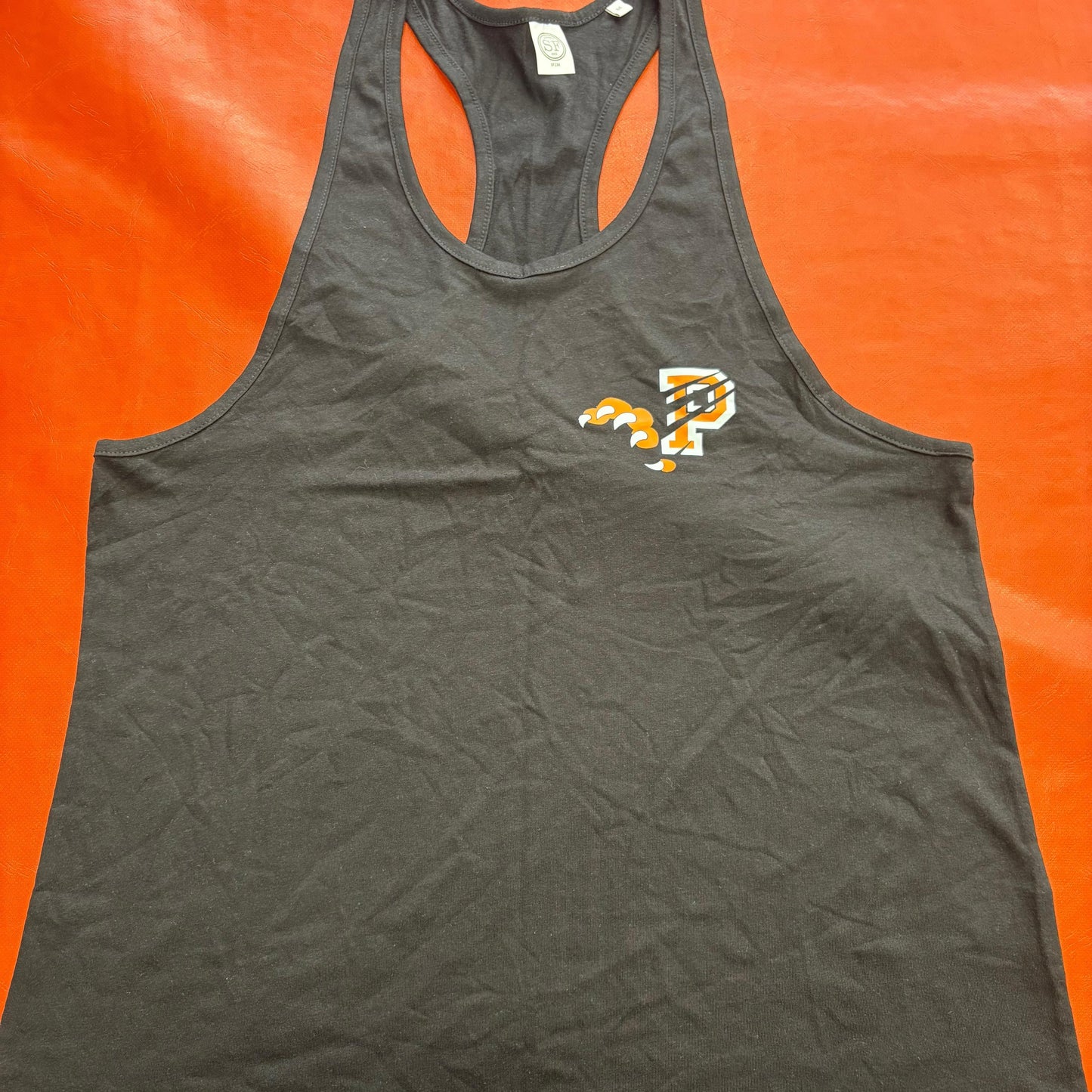 Black logo vest