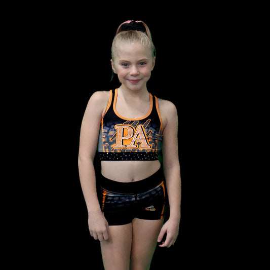 Predator Athletics sports bra and shorts set