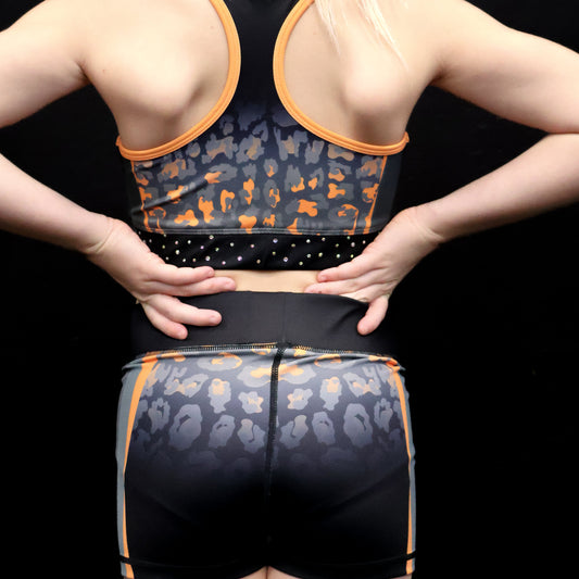 Predator Athletics sports bra and shorts set